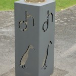 Hannahs at Seale Hayne Plinth with plaque