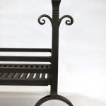 Fleur de Lys Fire Basket detail