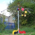 Miro inspired school sculpture