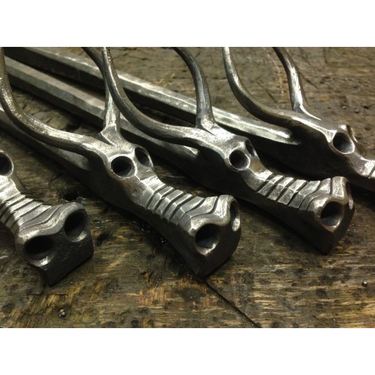 Dragon Heads Robert Hills Artist Blacksmith